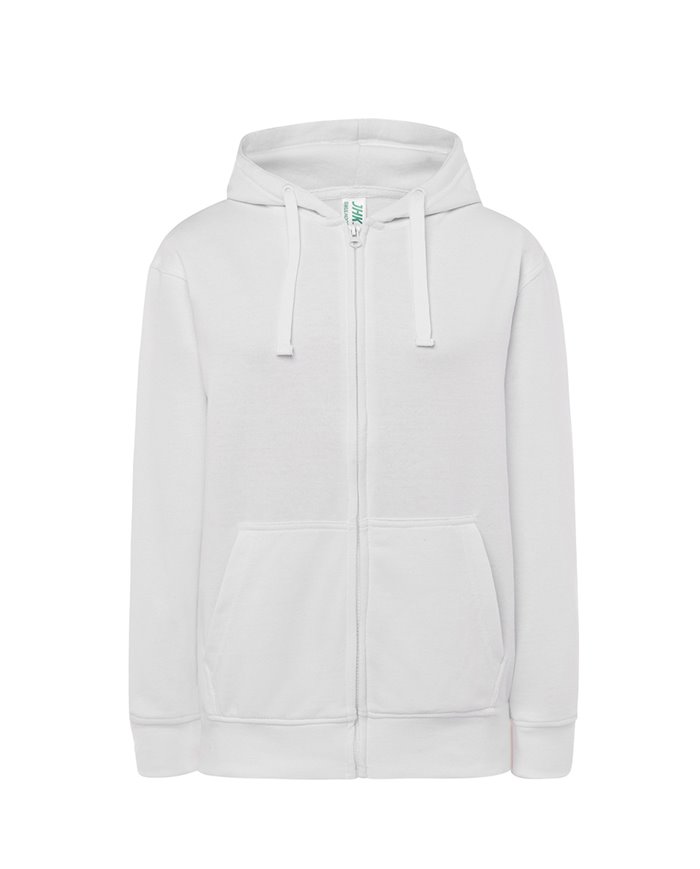 FELPA DONNA CAPPUCCIO E ZIP LEGGERA FRENCH TERRY