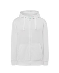 FELPA DONNA CAPPUCCIO E ZIP LEGGERA FRENCH TERRY