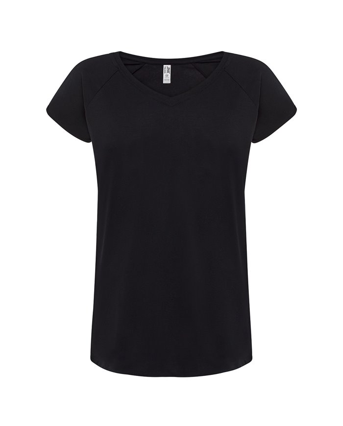 T-SHIRT DONNA MANICA CORTA COLLO A V URBAN SEA