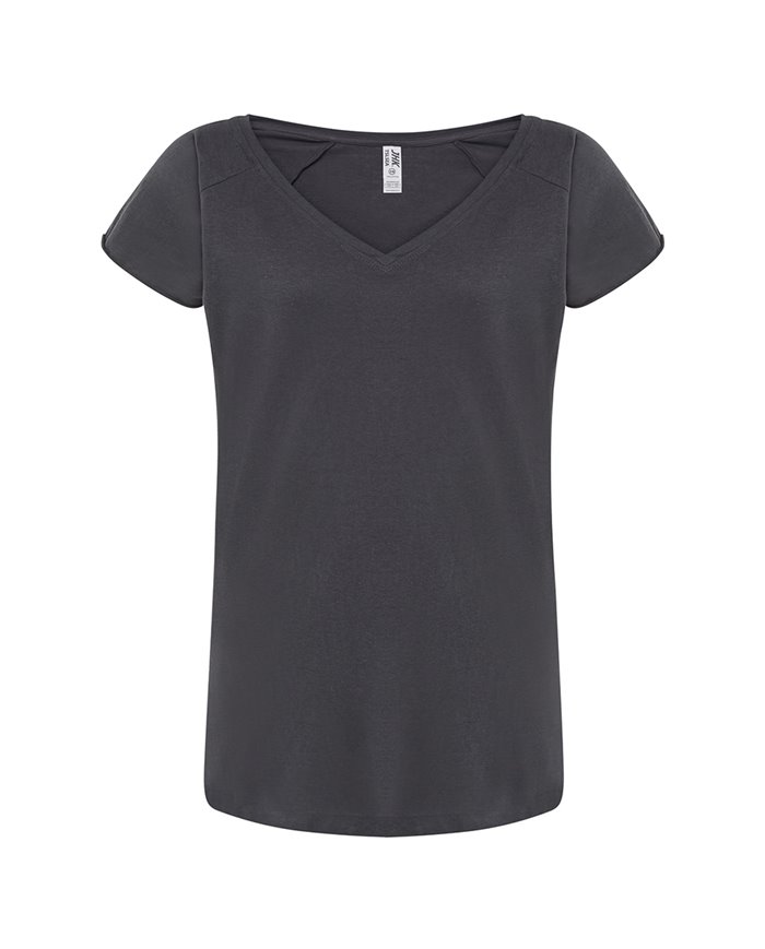T-SHIRT DONNA MANICA CORTA COLLO A V URBAN SEA