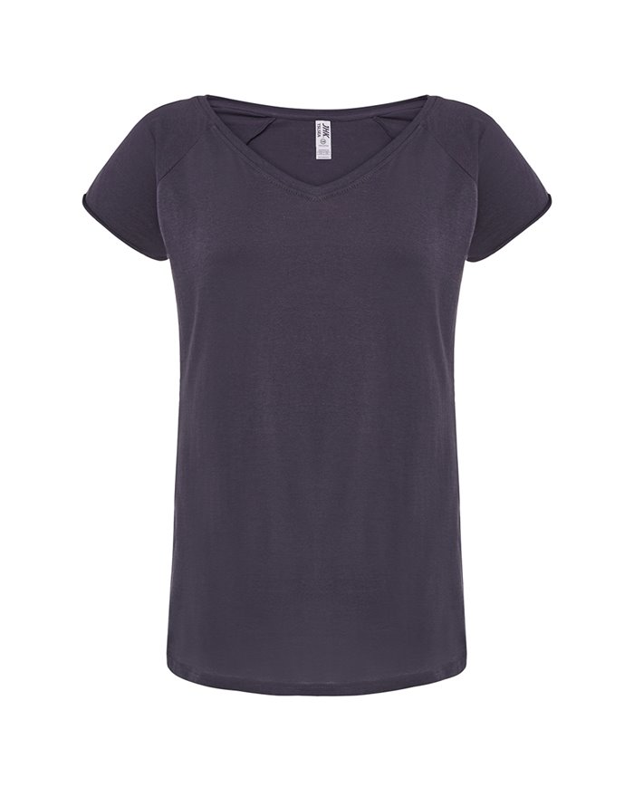 T-SHIRT DONNA MANICA CORTA COLLO A V URBAN SEA