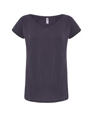 T-SHIRT DONNA MANICA CORTA COLLO A V URBAN SEA