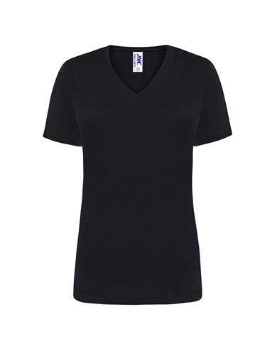 T-SHIRT DONNA MANICA CORTA COLLO A V REGULAR