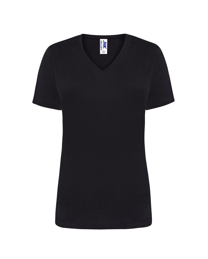 T-SHIRT DONNA MANICA CORTA COLLO A V REGULAR