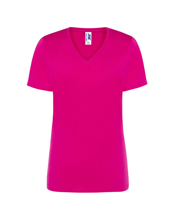 T-SHIRT DONNA MANICA CORTA COLLO A V REGULAR