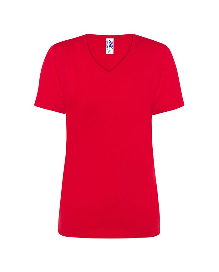T-SHIRT DONNA MANICA CORTA COLLO A V REGULAR