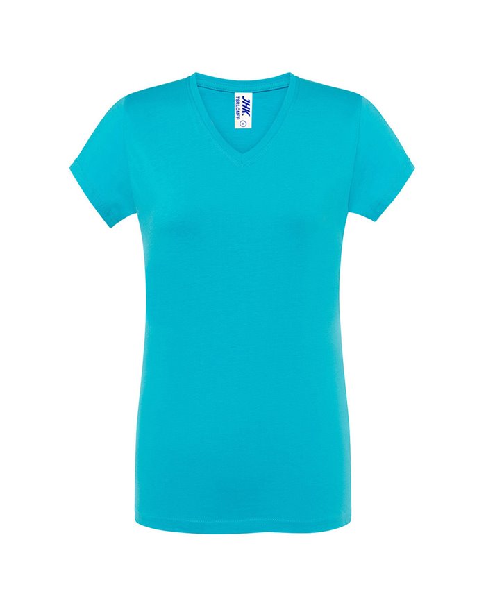 T-SHIRT DONNA MANICA CORTA COLLO A V REGULAR