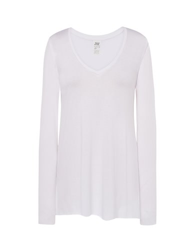 T-SHIRT DONNA MANICA LUNGA COLLO A V URBAN PAPUA