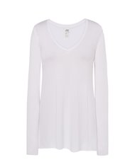 T-SHIRT DONNA MANICA LUNGA COLLO A V URBAN PAPUA