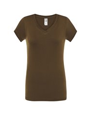 T-SHIRT DONNA MANICA CORTA COLLO A V URBAN SICILIA