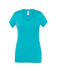 T-SHIRT DONNA MANICA CORTA COLLO A V URBAN SICILIA