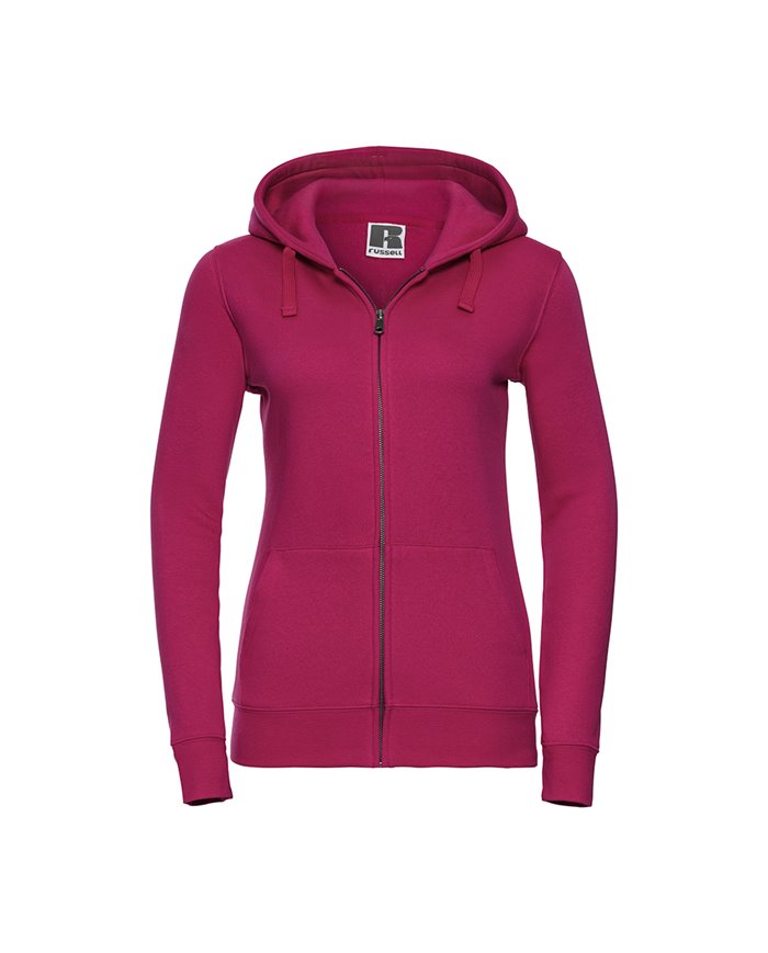 FELPA DONNA CAPPUCCIO E ZIP AUTHENTIC