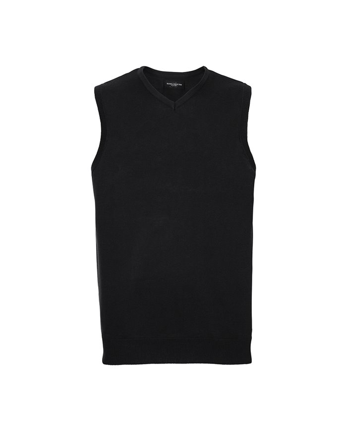 PULLOVER UNISEX SMANICATO COLLO A V