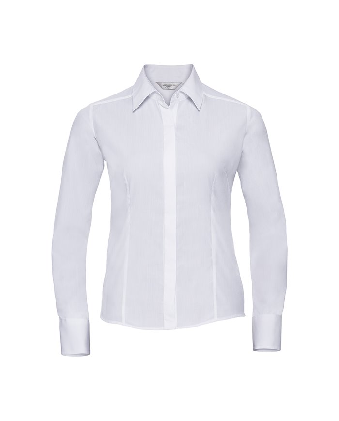 CAMICIA DONNA MANICA LUNGA POPELINE