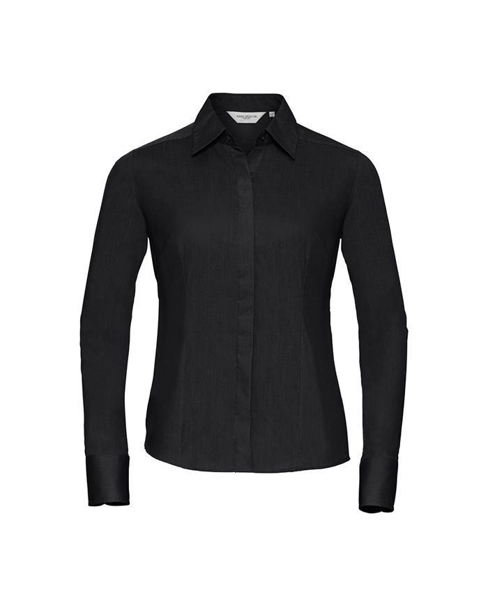 CAMICIA DONNA MANICA LUNGA POPELINE