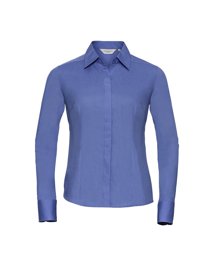 CAMICIA DONNA MANICA LUNGA POPELINE