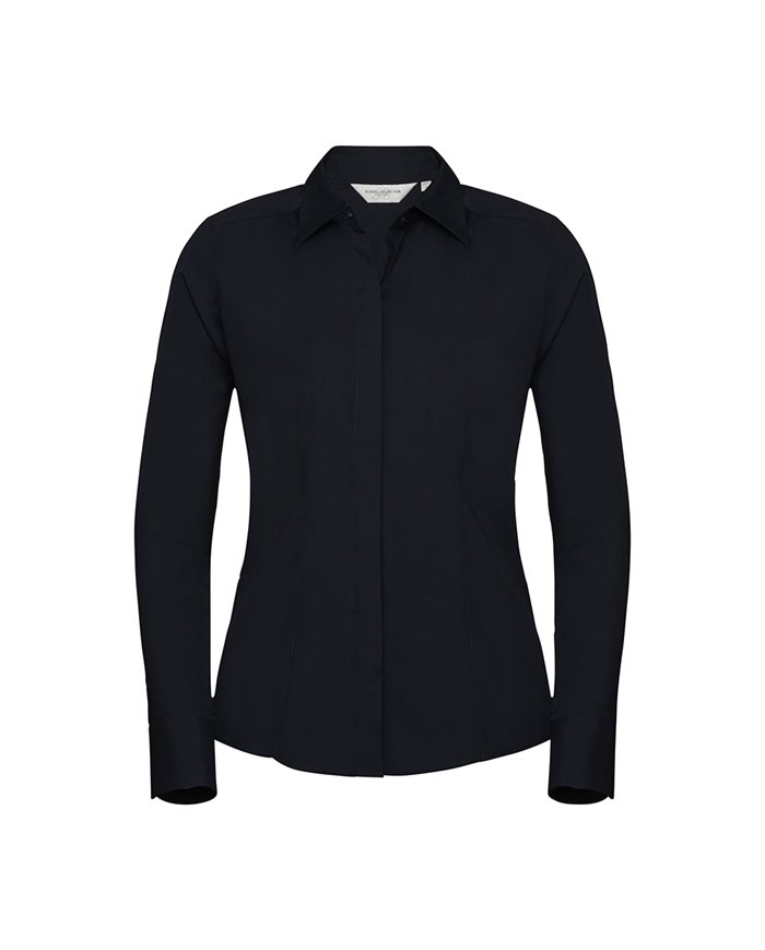 CAMICIA DONNA MANICA LUNGA POPELINE