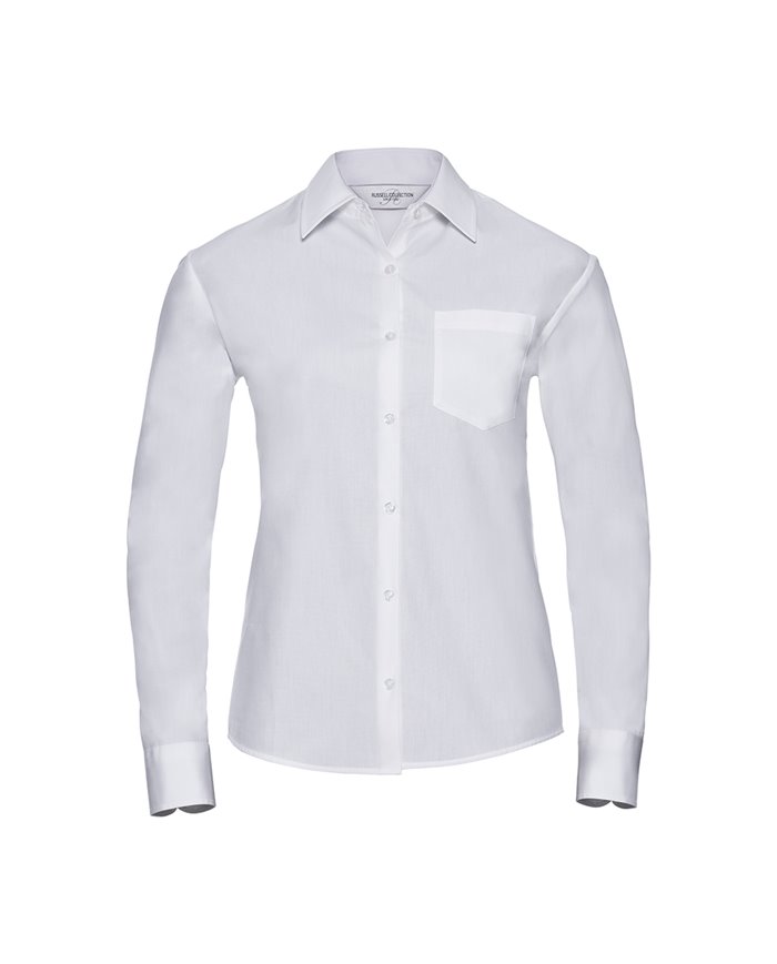 CAMICIA DONNA MANICA LUNGA POPELINE