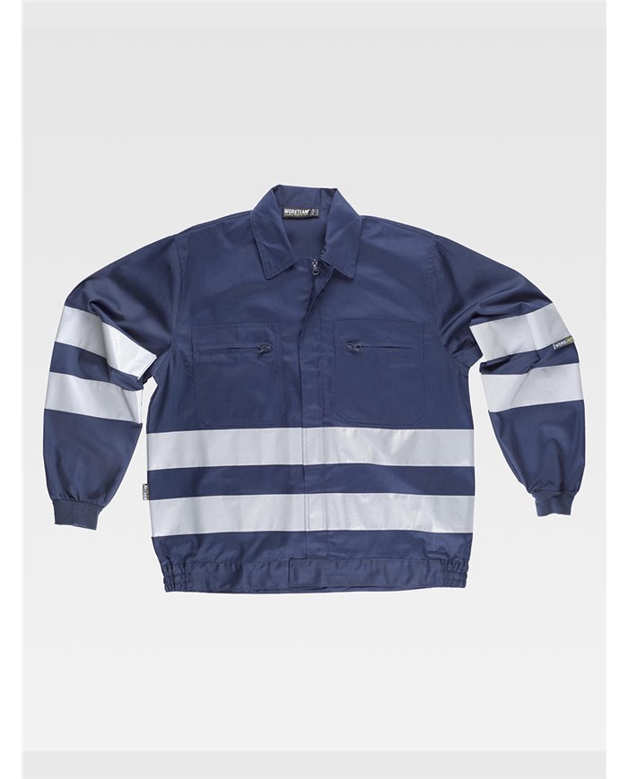 GIACCA DA LAVORO BANDE RIFRANGENTI