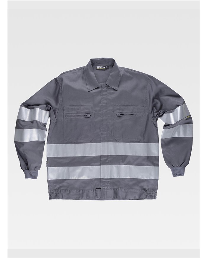 GIACCA DA LAVORO BANDE RIFRANGENTI