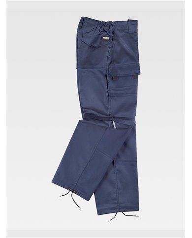 PANTALONE DA LAVORO MULTITASCHE GAMBE STACCABILI