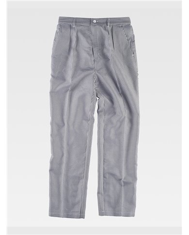 PANTALONE CUOCO TESSUTO A QUADRETTI