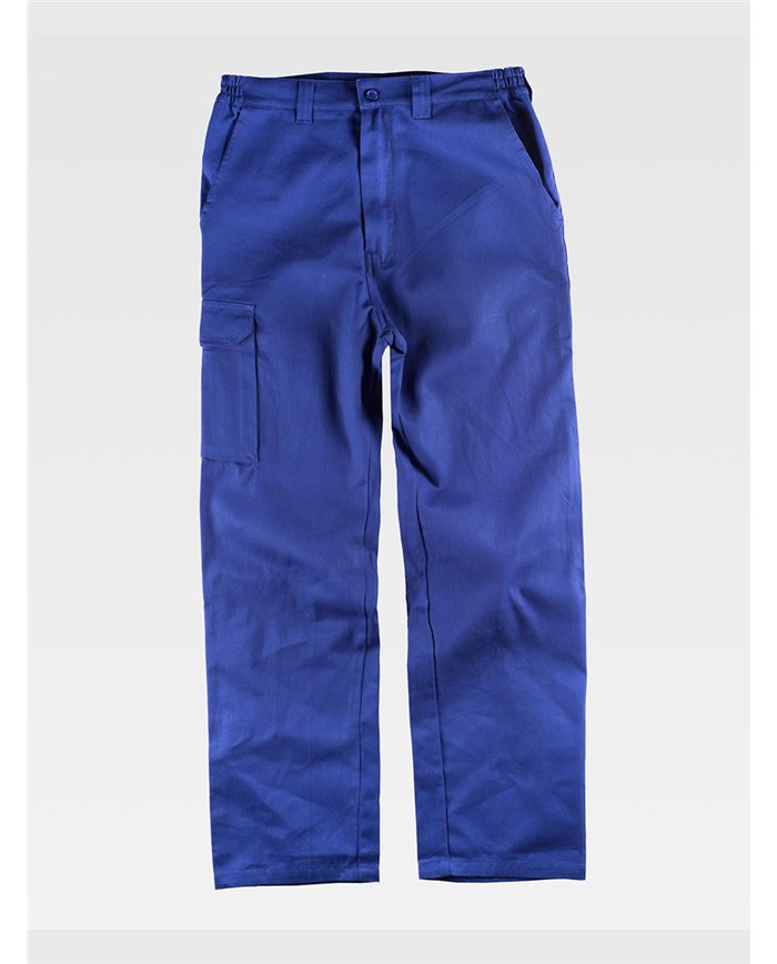 PANTALONE DA LAVORO MULTITASCHE IN COTONE