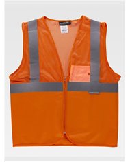 GILET TESSUTO IN RETE ALTA VISIBILITA CLASSE 1