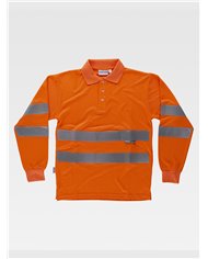 POLO MANICA LUNGA ALTA VISIBILITA CLASSE 2