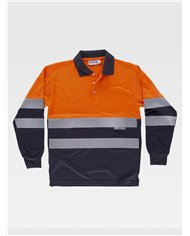POLO MANICA LUNGA ALTA VISIBILITA CLASSE 1