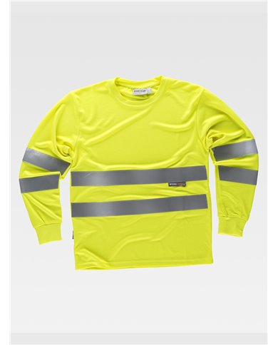 T-SHIRT MANICA LUNGA ALTA VISIBILITA CLASSE 2