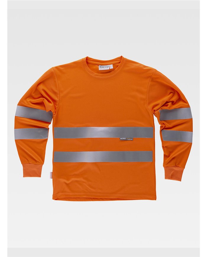 T-SHIRT MANICA LUNGA ALTA VISIBILITA CLASSE 2