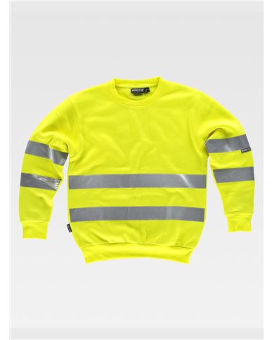 FELPA GIROCOLLO ALTA VISIBILITA CLASSE 2