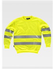 FELPA GIROCOLLO ALTA VISIBILITA CLASSE 2