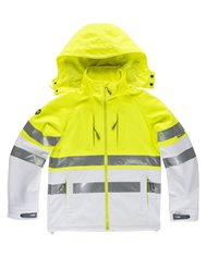 SOFTSHELL CON CAPPUCCIO ALTA VISIBILITA CLASSE 1