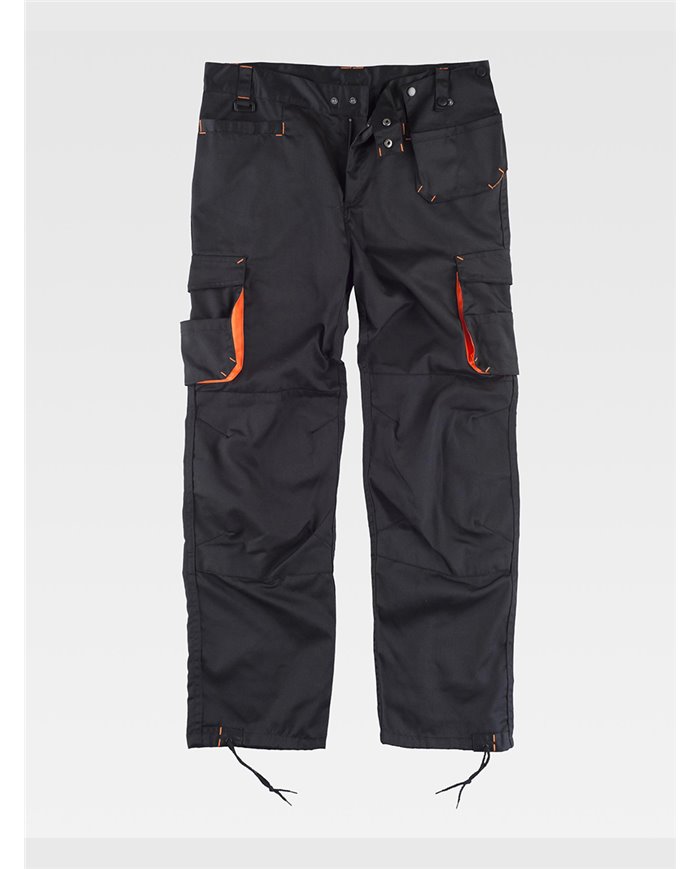 PANTALONE DA LAVORO MULTITASCHE RINFORZI ALLE GINOCCHIA