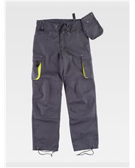 PANTALONE DA LAVORO MULTITASCHE RINFORZI ALLE GINOCCHIA