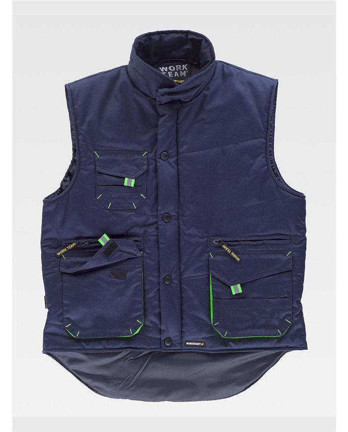 GILET MULTITASCHE IMBOTTITO