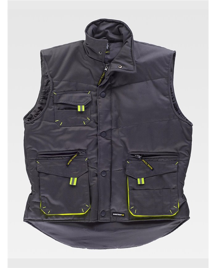 GILET MULTITASCHE IMBOTTITO