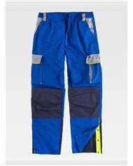 PANTALONE DA LAVORO MULTITASCHE PROTEZIONE ALLE GINOCCHIA RINFORZI NEI GLUTEI